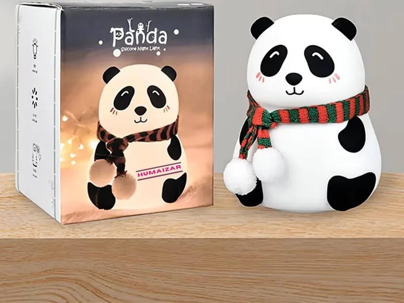 🐼✨ Silicone Panda Night Lamp – 7 Color Magical Glow!