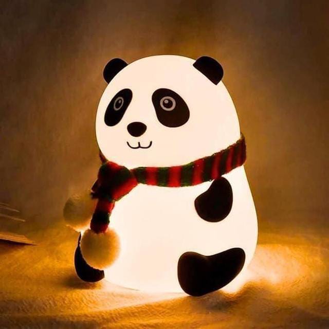 🐼✨ Silicone Panda Night Lamp – 7 Color Magical Glow!